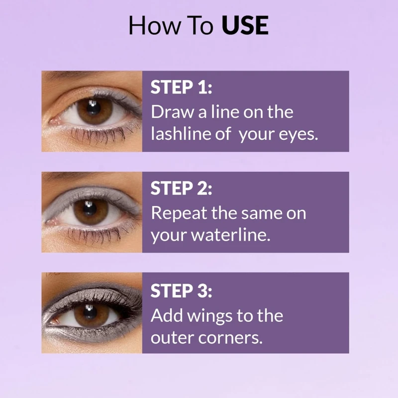 PREMIUM Stroke It Eye Pencil | Coloured Eyeliner and Kajal Pencil | Easy Glide & Quick-Drying Formula | Matte Finish | Built-in Sharpener | 0.26g (Ocean Blue | Shade 03) SH-7711 - Thumbnail 6